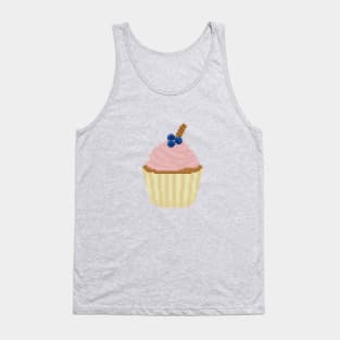 Pink cupcake pixel art Tank Top